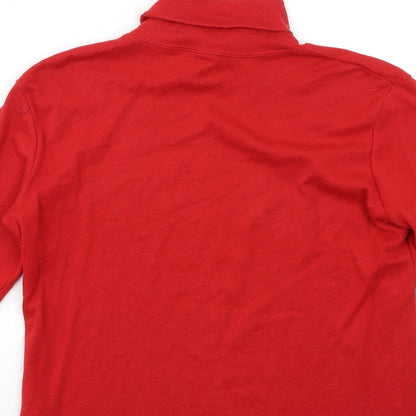 Preloved BEING CASUAL Womens Red   Basic T-Shirt Size 12 - Label