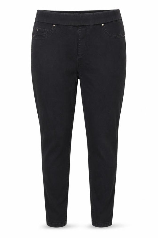 Denim & Co. Womens Black  Denim Jegging Jeans Size 14 L27 in
