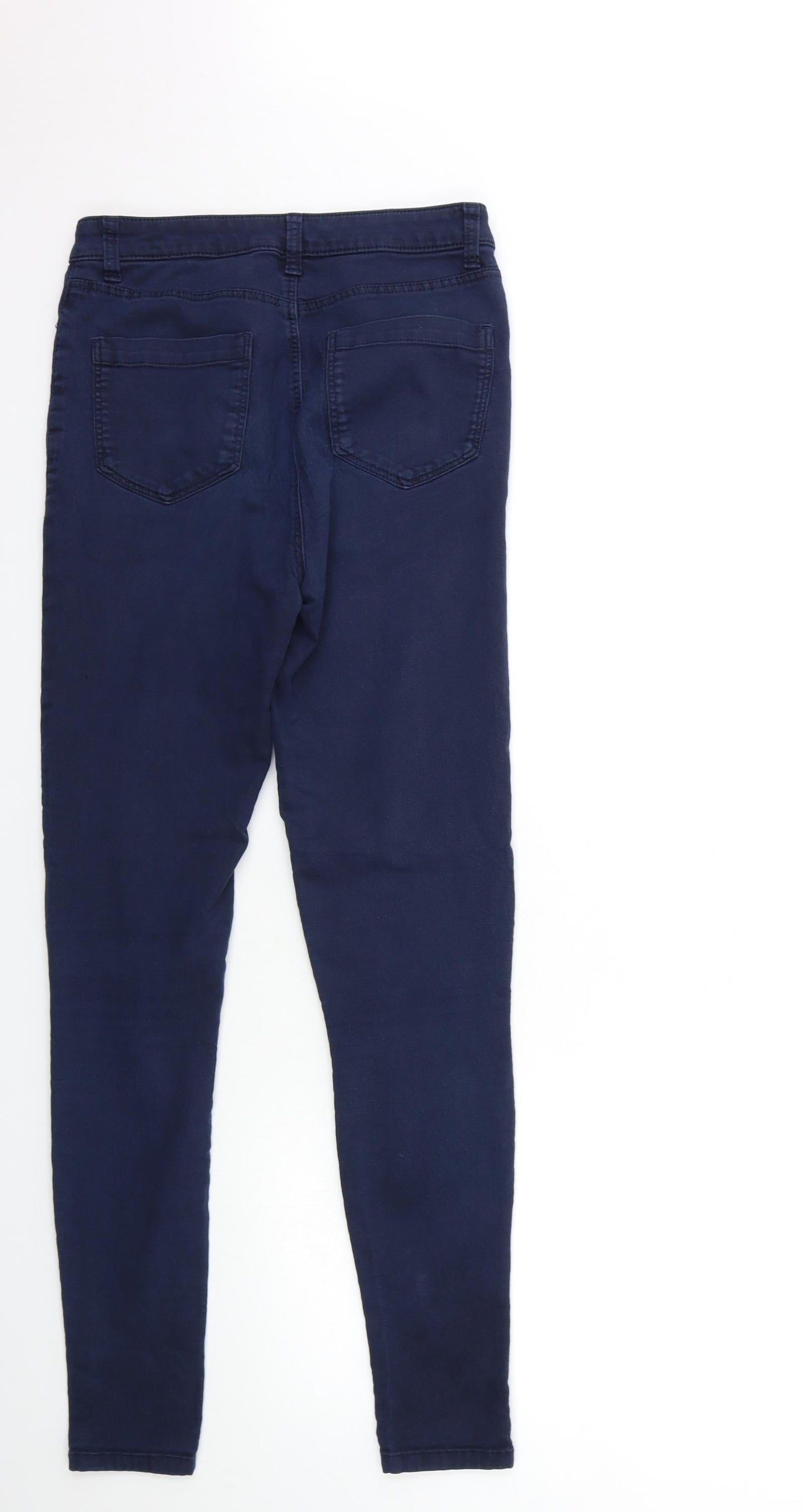 Preworn Womens Blue  Denim Skinny Jeans Size 36 in L30 in
