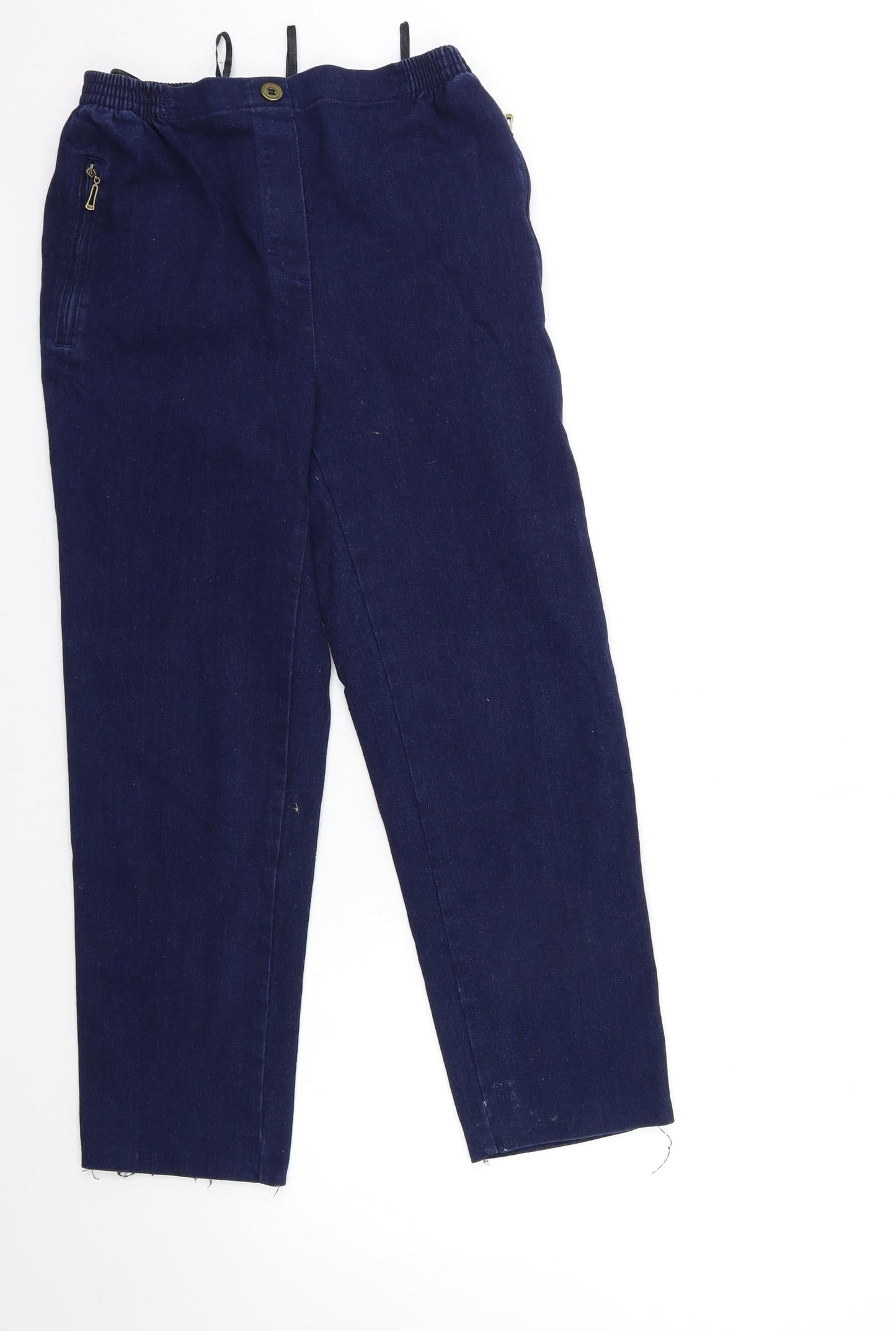 Alicia Womens Blue  Denim Straight Jeans Size 29 in L26 in