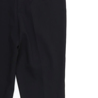 Brand and care label for Atmosphere women’s black trousers, size UK 12, 25-inch leg