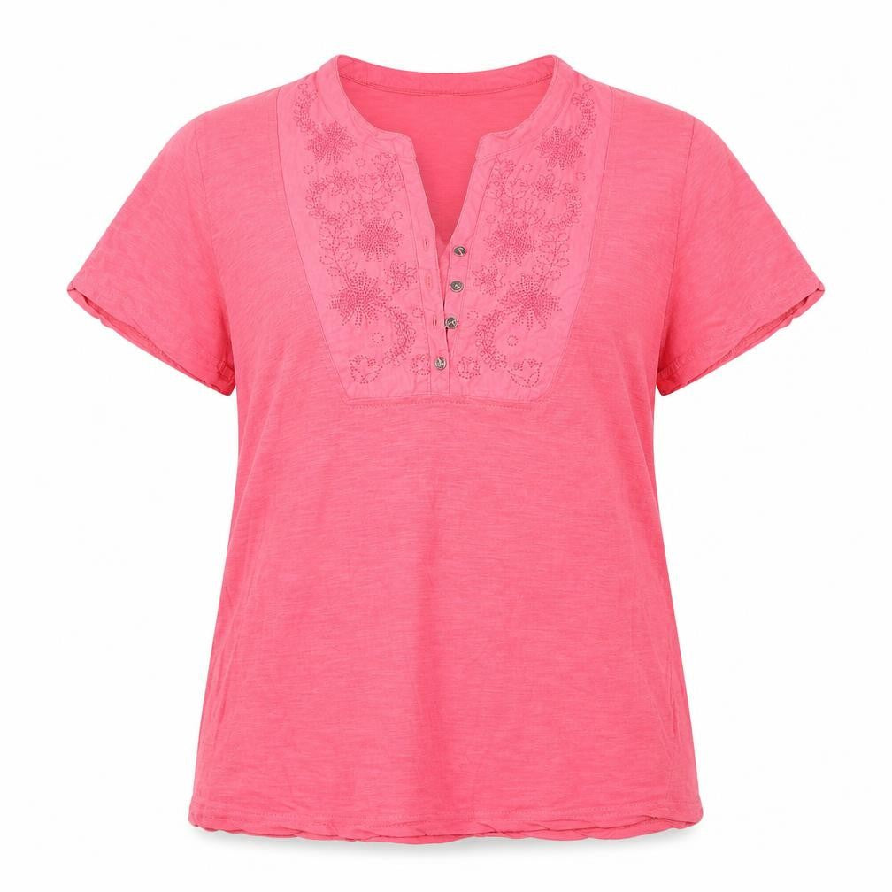 Isle Womens Pink   Basic T-Shirt Size M