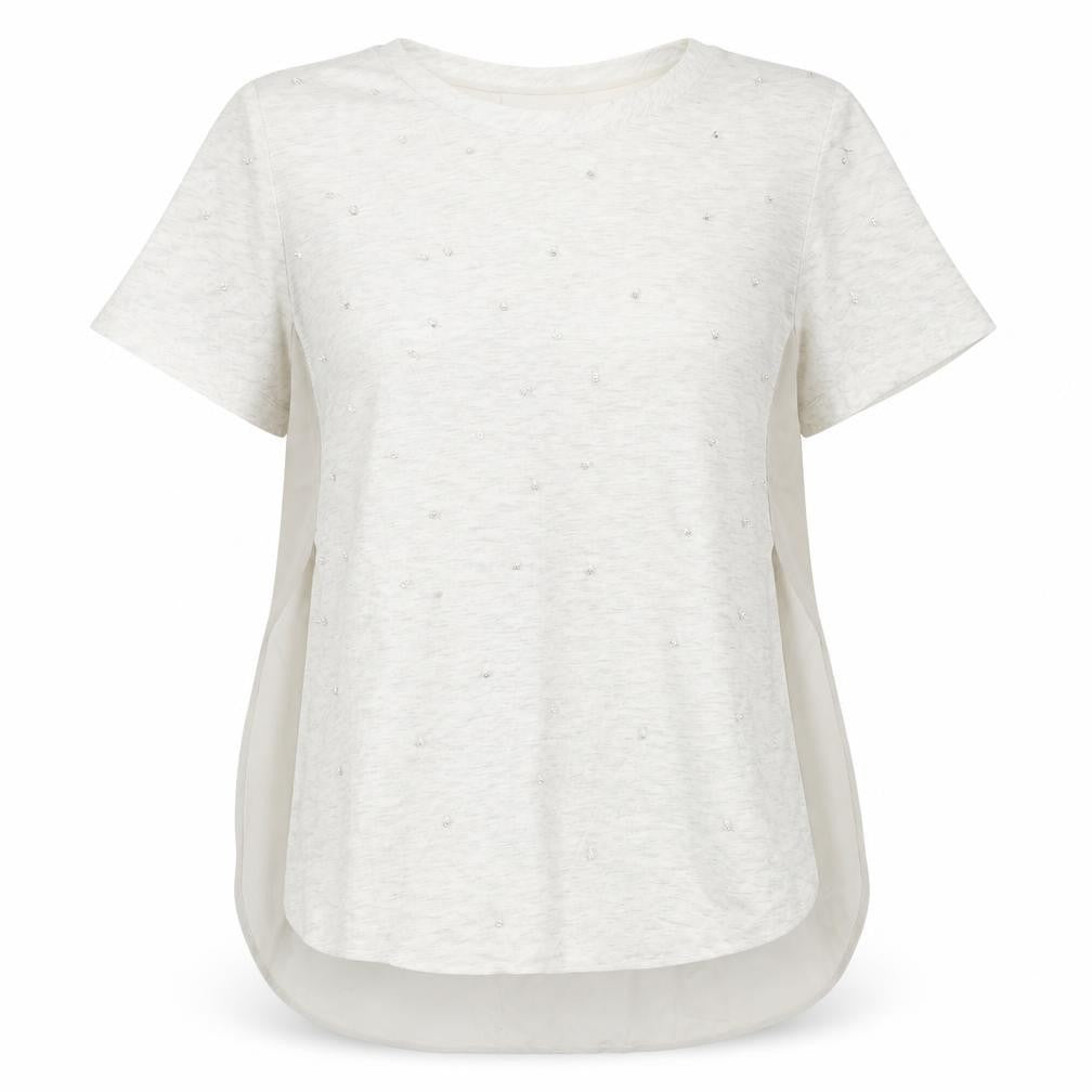 Phillipshire Womens Grey   Basic Blouse Size 6