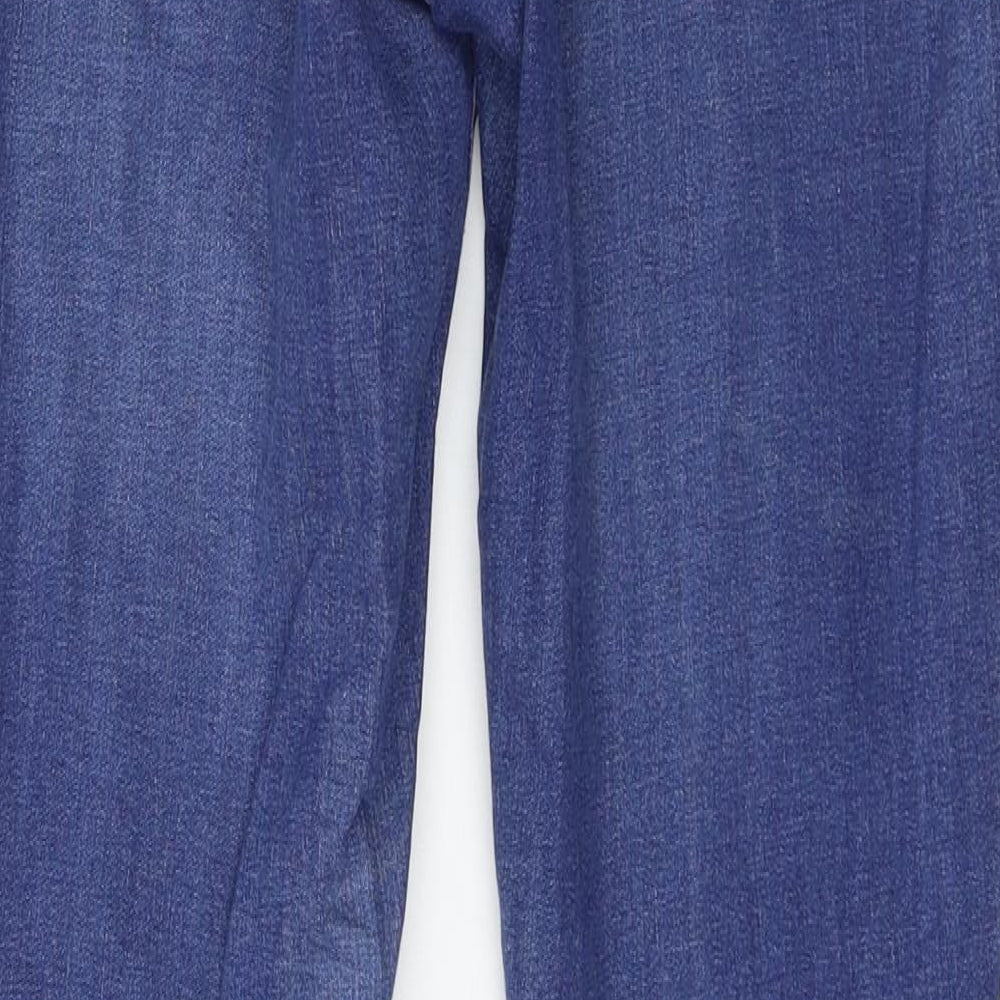 Topshop Womens Blue  Denim Skinny Jeans Size 28 in L25 in