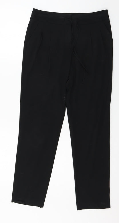 Next Womens Black   Trousers  Size 6 L27 in