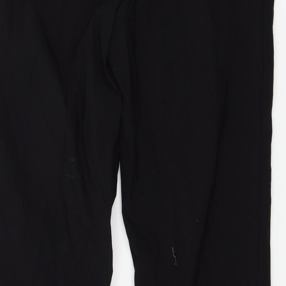 Papaya Womens Black   Trousers  Size 10 L26 in