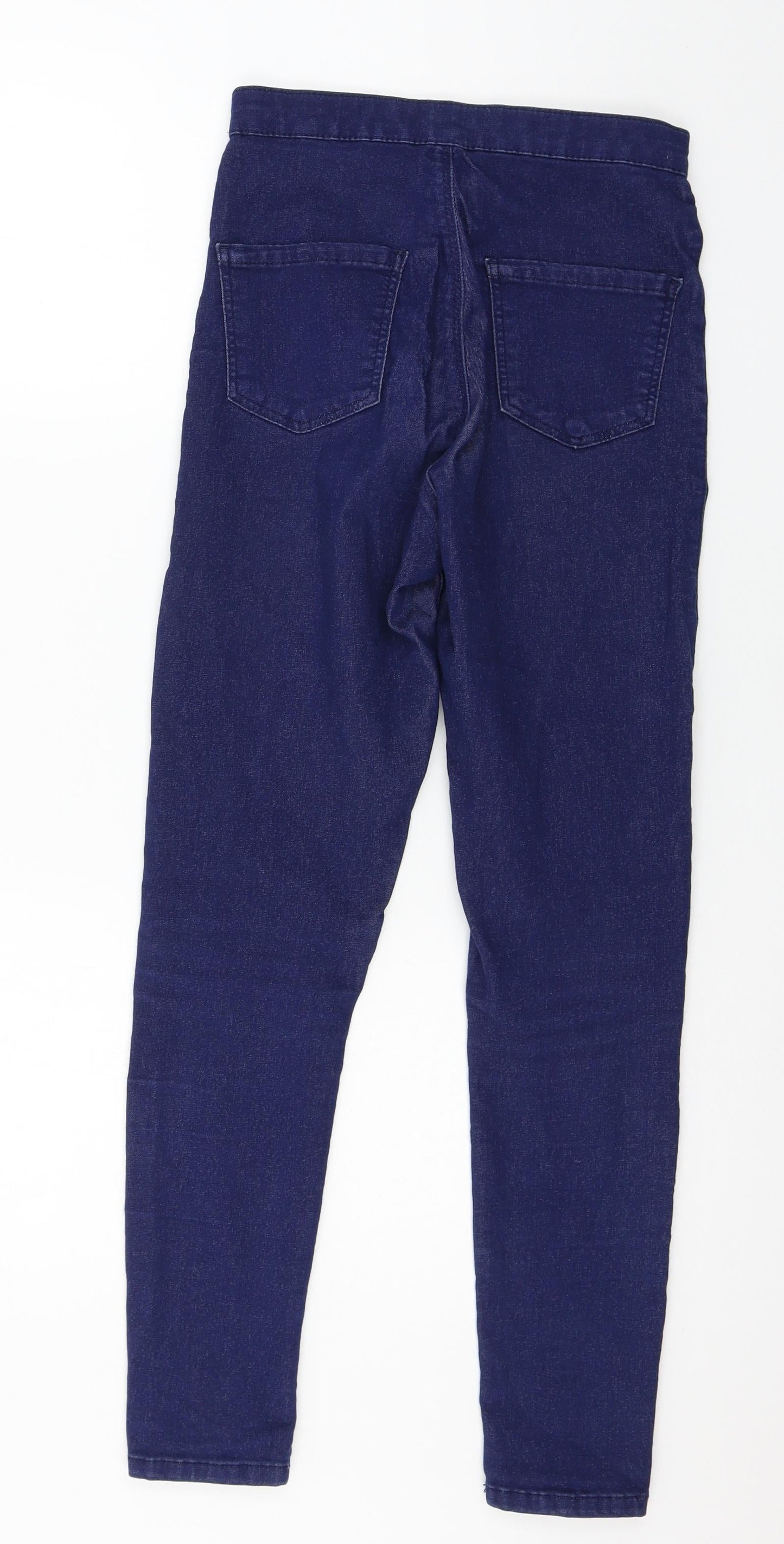 Topshop Womens Blue  Denim Skinny Jeans Size 28 in L26 in