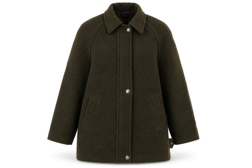 James Womens Green   Overcoat Coat Size L