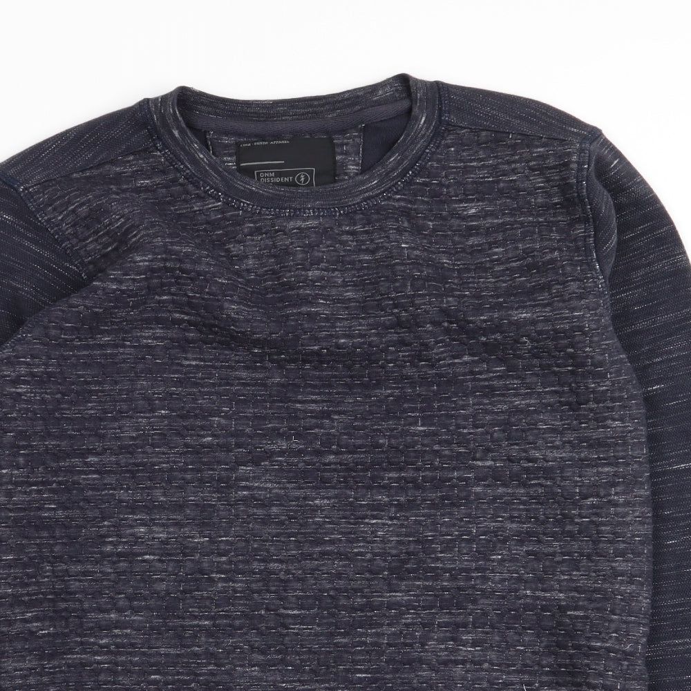 DNM Mens Blue   Pullover Jumper Size S