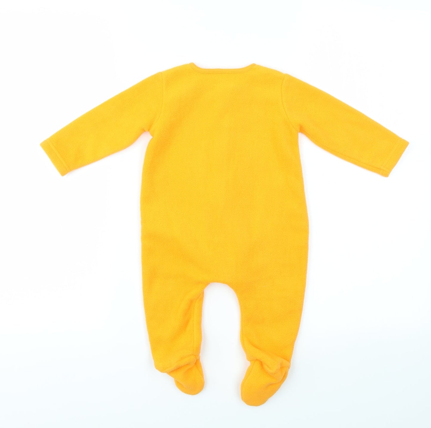 Nutmeg Boys Orange Geometric  Babygrow One-Piece Size 3-6 Months