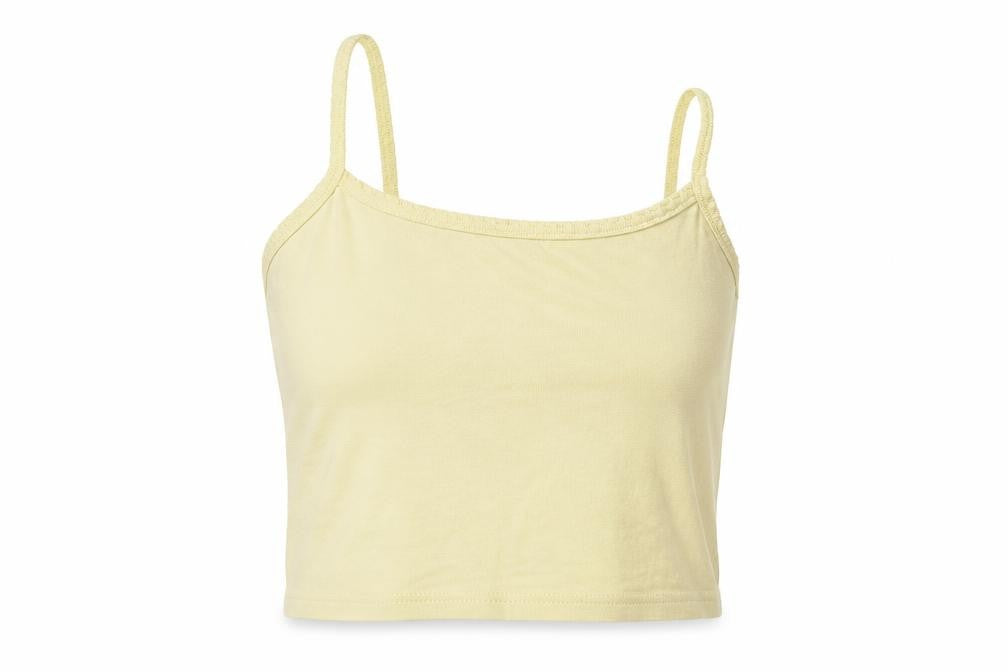 Topshop Womens Yellow   Basic T-Shirt Size 8