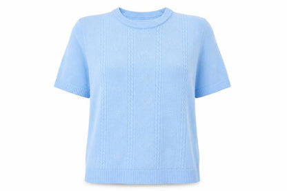 Preworn Womens Blue   Basic T-Shirt Size S