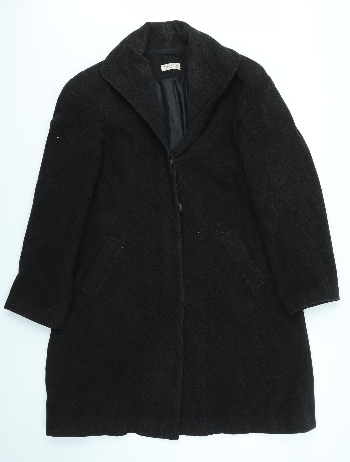Bonmarché Womens Grey   Jacket Coat Size 12