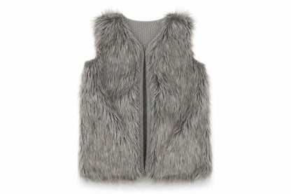 Primark Womens Grey  Knit Gilet Jacket Size S