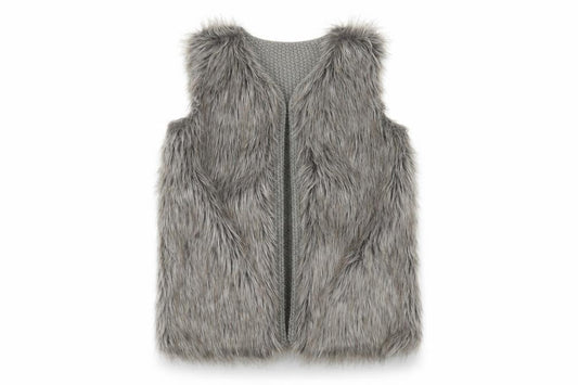 Primark Womens Grey  Knit Gilet Jacket Size S