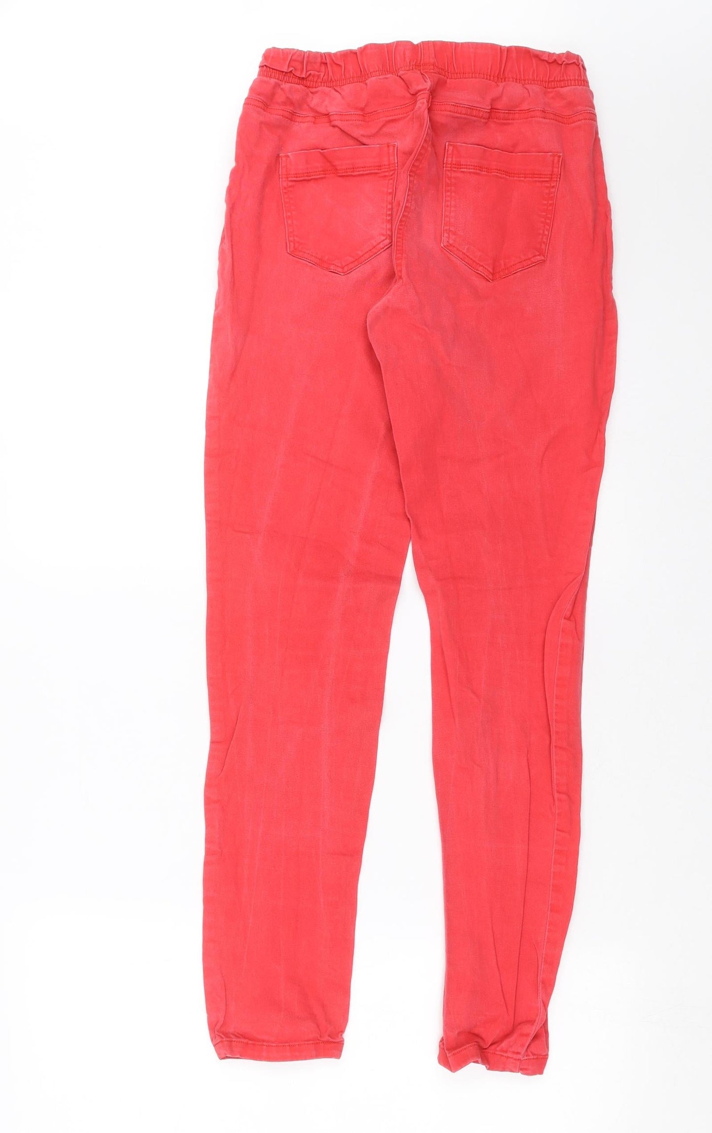 TU Womens Red  Denim Jegging Jeans Size 10 L29 in