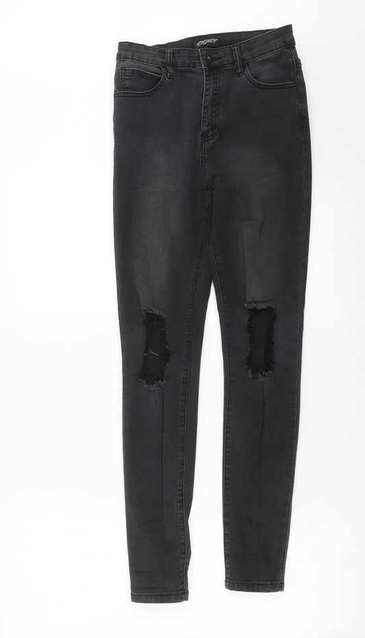 momokrom Womens Grey  Denim Skinny Jeans Size 10 L28 in