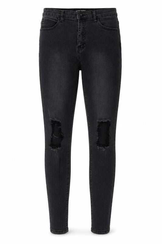 momokrom Womens Grey  Denim Skinny Jeans Size 10 L28 in