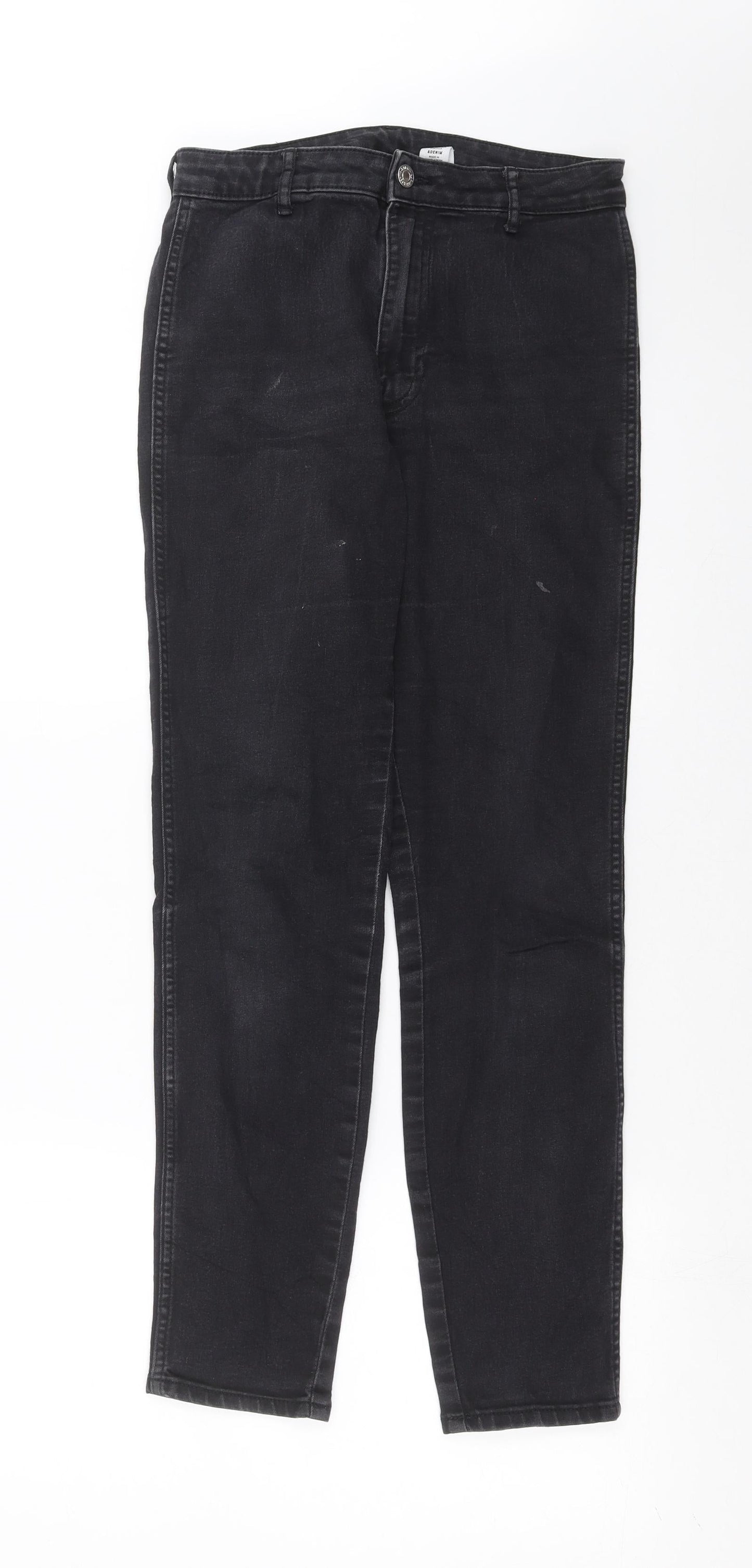 H&M Womens Grey  Denim Skinny Jeans Size 6 L29 in