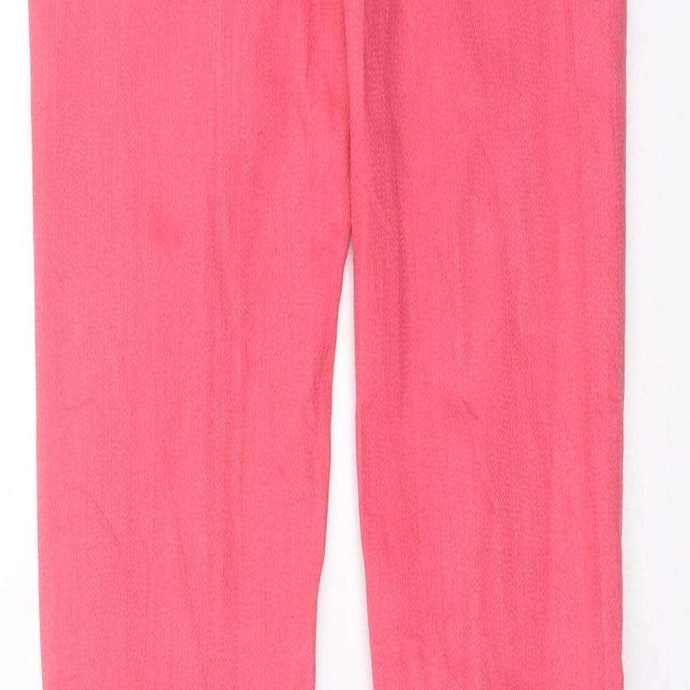 Vertbaudet Girls Pink  Denim Skinny Jeans Size 12 Years