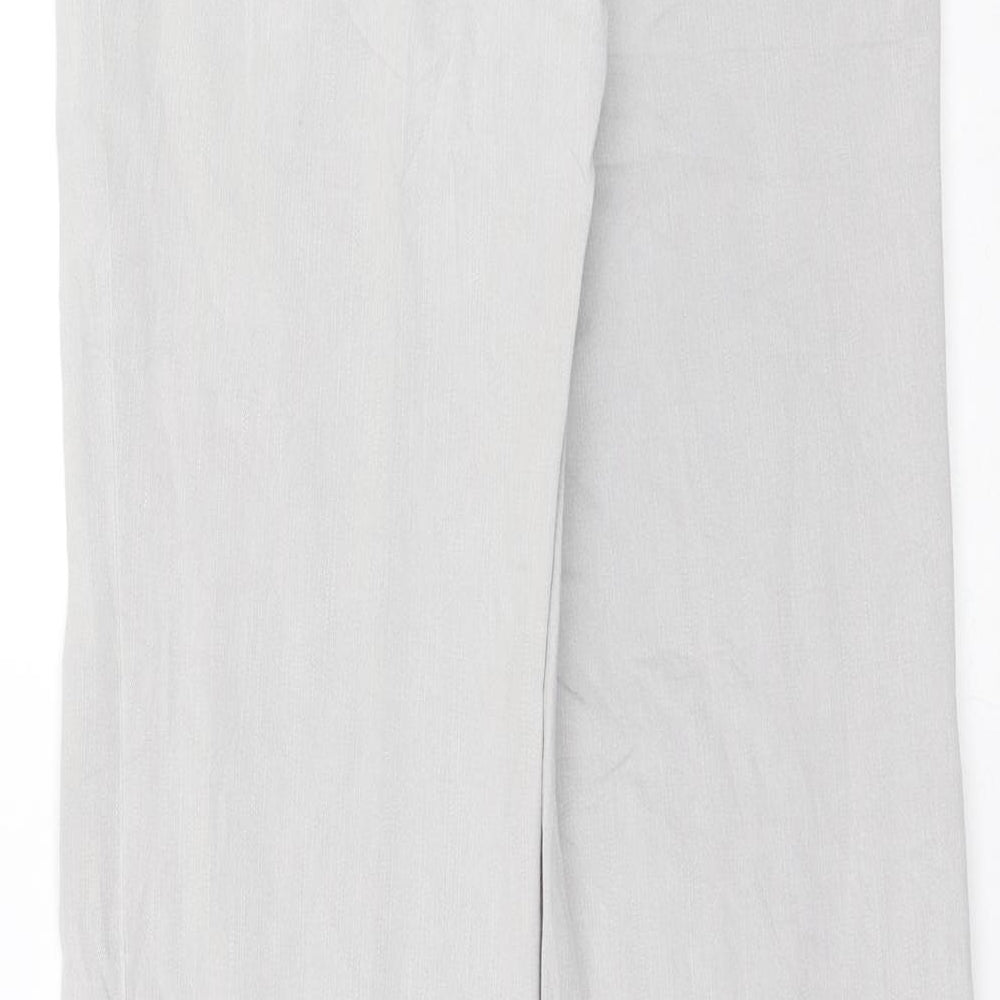 Christian Berg Womens Grey  Denim Straight Jeans Size 12 L28 in