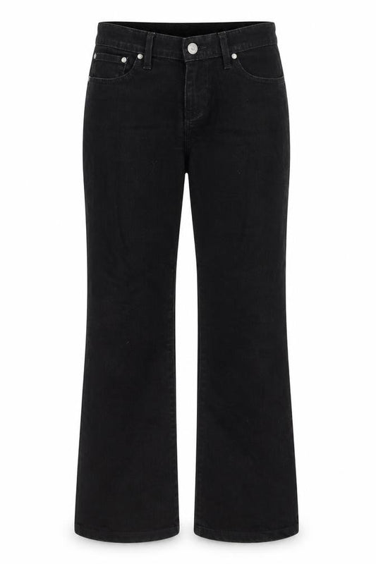 BIG STAR Womens Black  Denim Straight Jeans Size 32 in L31 in