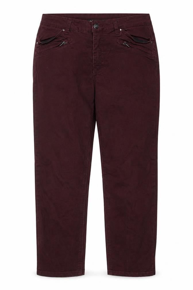 Marc Lauge Womens Purple   Straight Jeans Size 14 L26 in