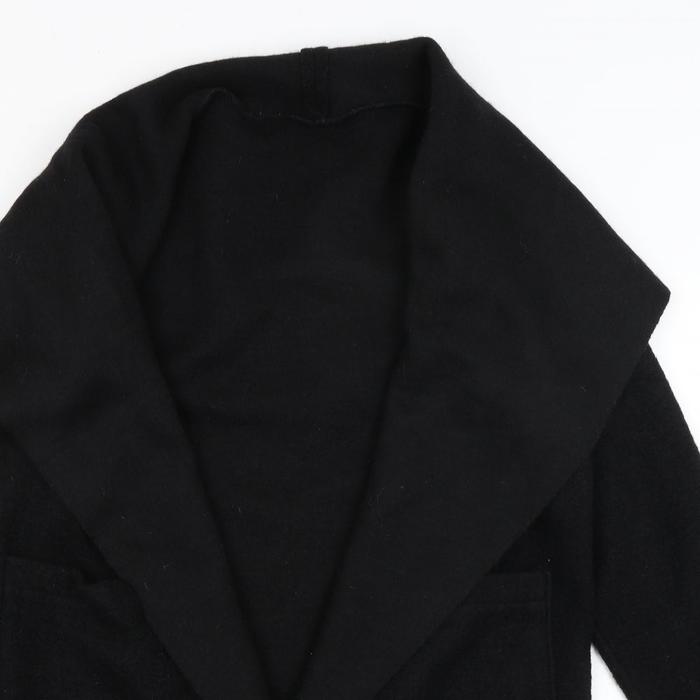 Preworn Womens Black   Overcoat Coat Size M