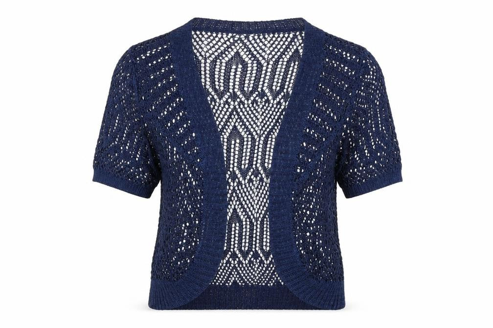 Sarah Hamilton Womens Blue   Cardigan Jumper Size M