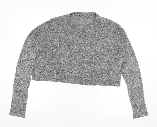 Atmosphere Womens Grey   Cropped T-Shirt Size 14