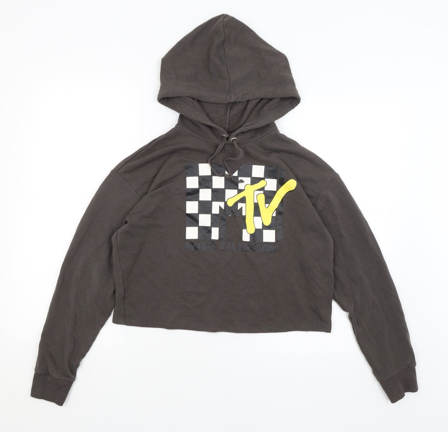 Divided Womens Grey   Pullover Hoodie Size S  - MTV