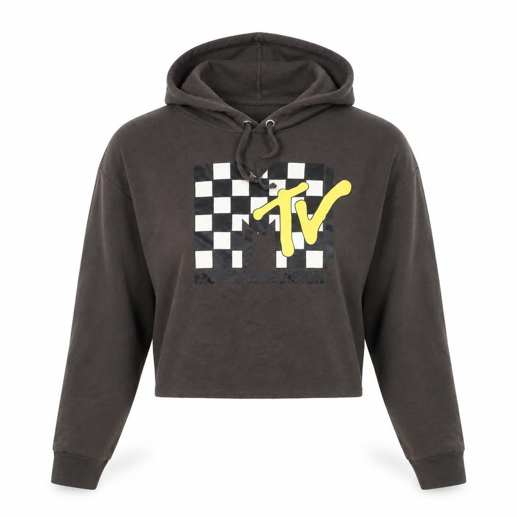 Divided Womens Grey   Pullover Hoodie Size S  - MTV