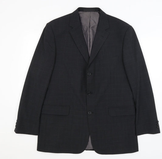 M&S Mens Grey   Jacket Blazer Size L