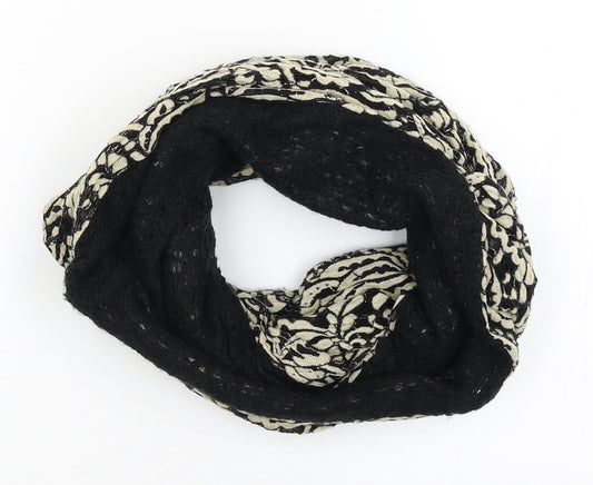 Preworn Womens Black Paisley   Scarf