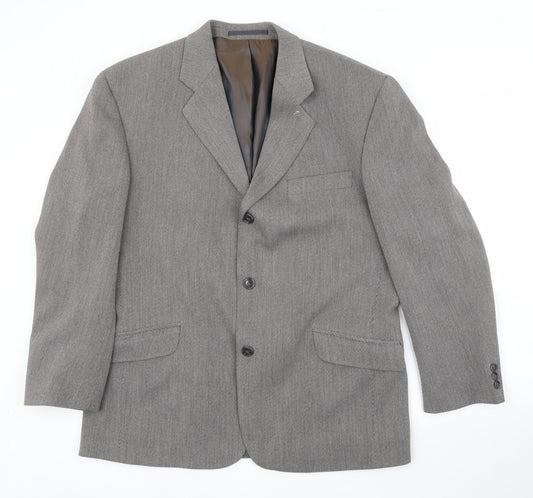 Burtons Mens Grey   Jacket Suit Jacket Size 42