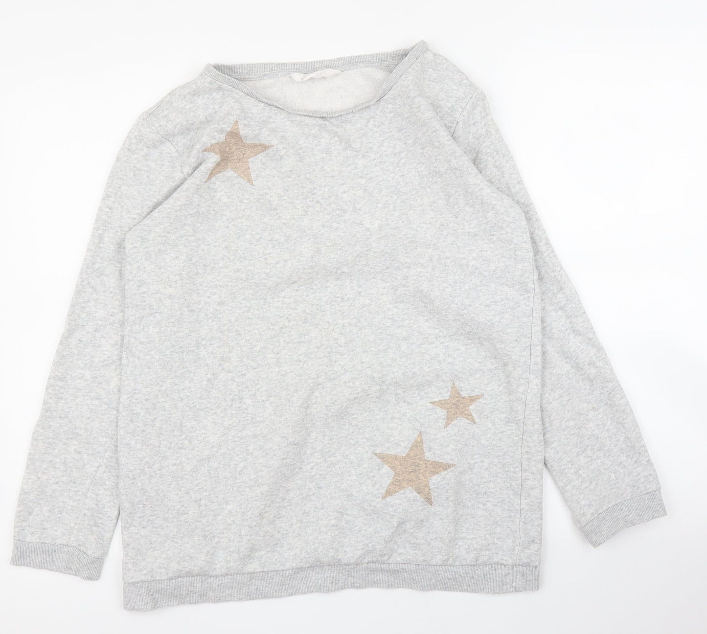 H&M Girls Grey   Pullover Jumper Size 14 Years