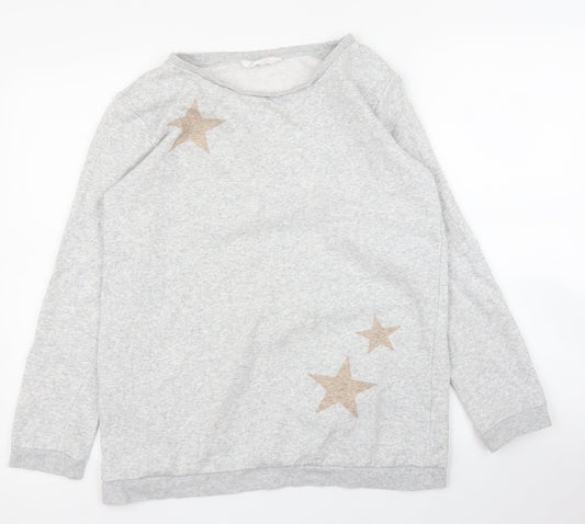 H&M Girls Grey   Pullover Jumper Size 14 Years