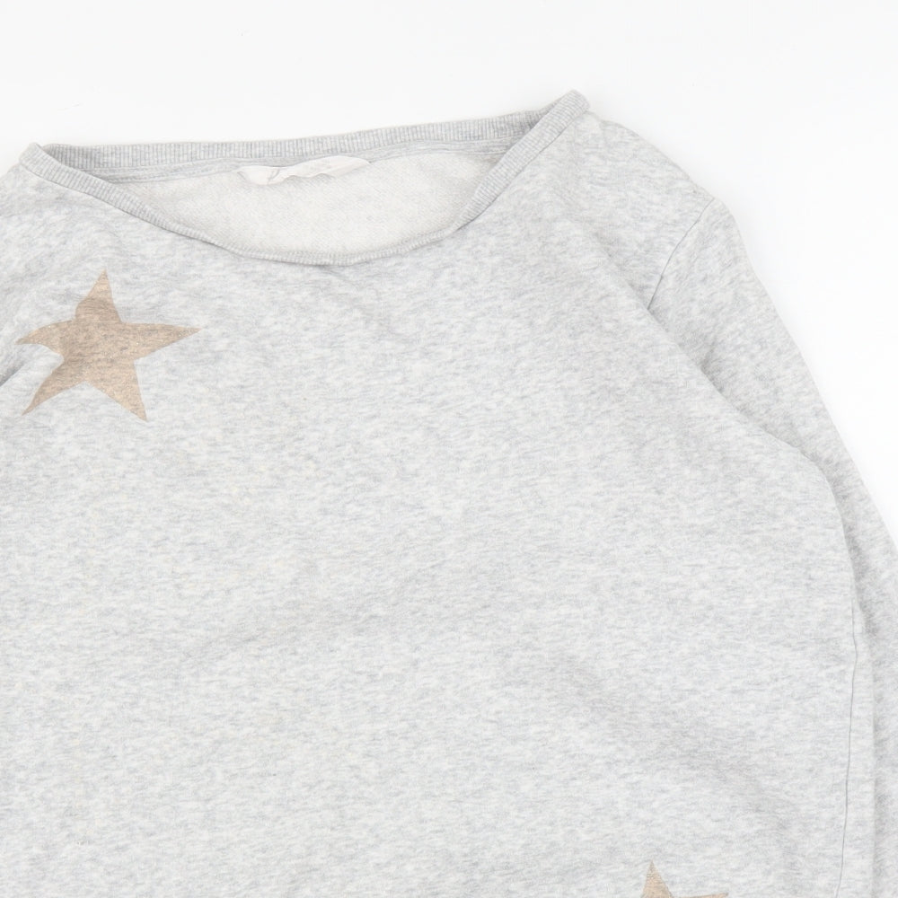H&M Girls Grey   Pullover Jumper Size 14 Years