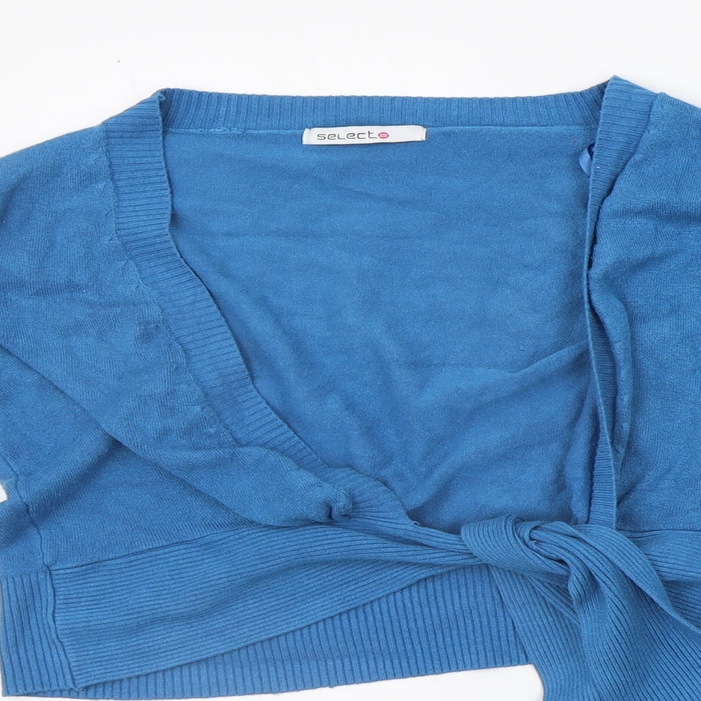 Select Womens Blue   Cardigan Jumper Size S