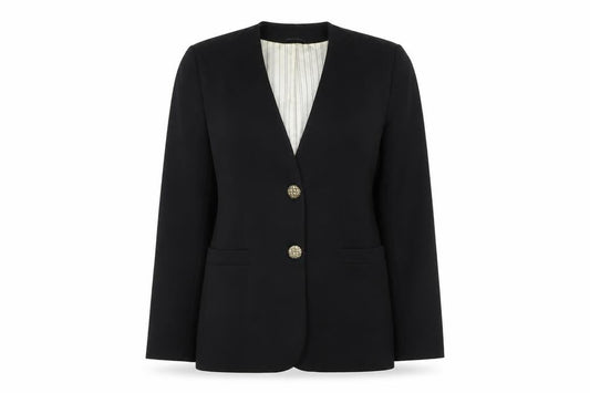 Hamells Womens Black   Jacket Suit Jacket Size 10