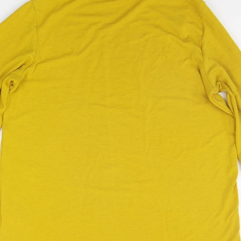 George Womens Yellow   Basic T-Shirt Size 10