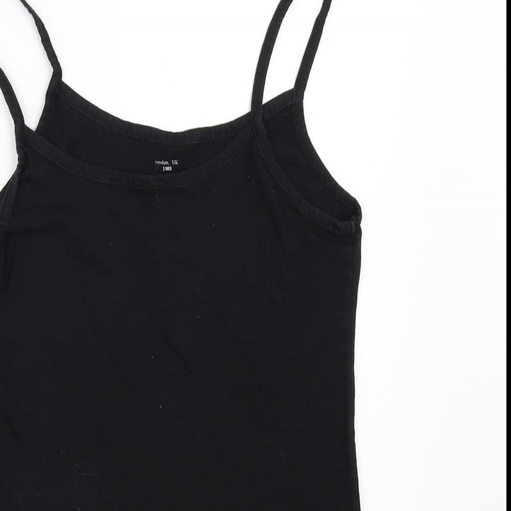 Select Womens Black   Camisole T-Shirt Size 6