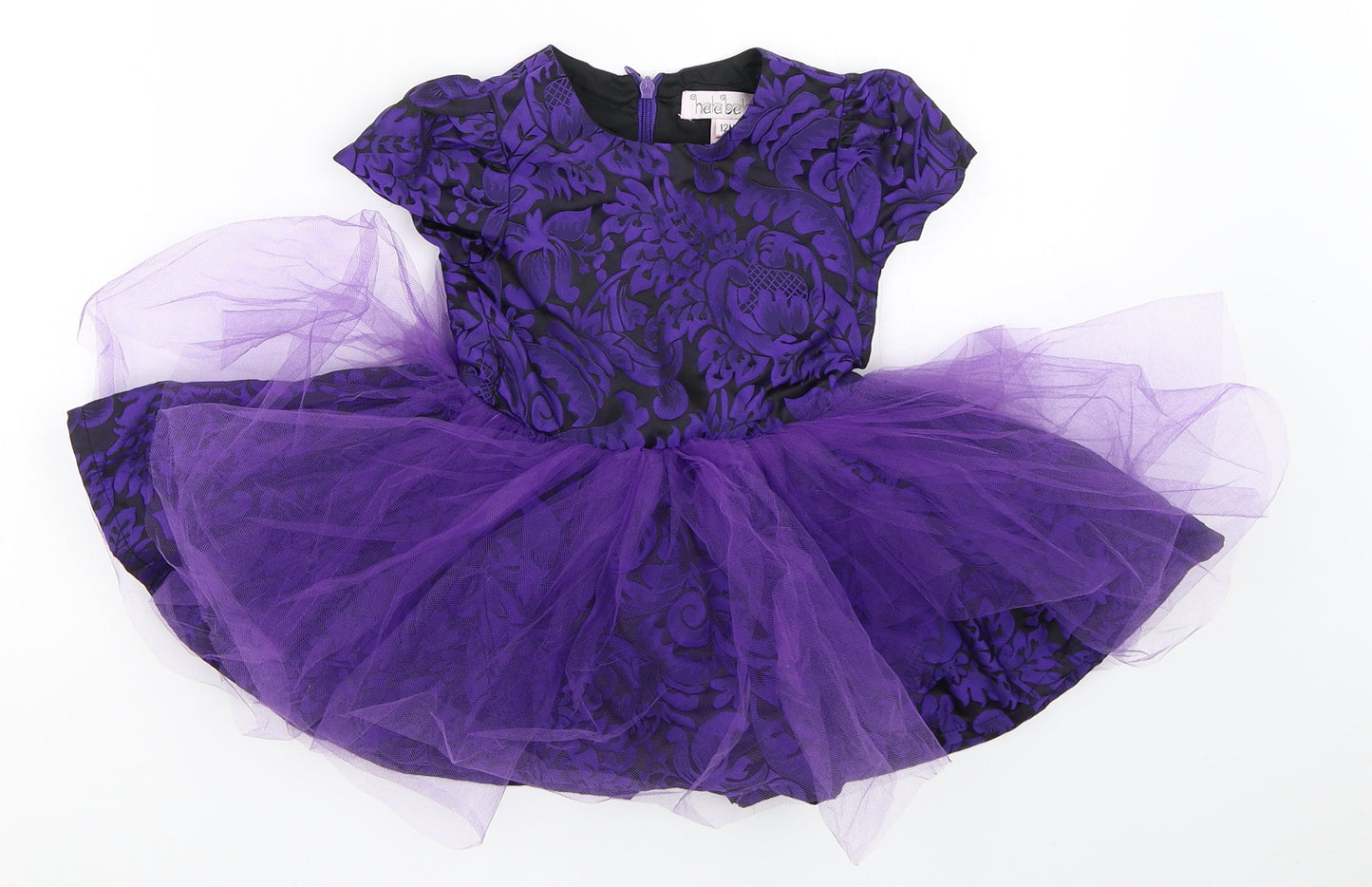 Hata Baloo Girls Purple   Tutu Dress  Size 12 Months