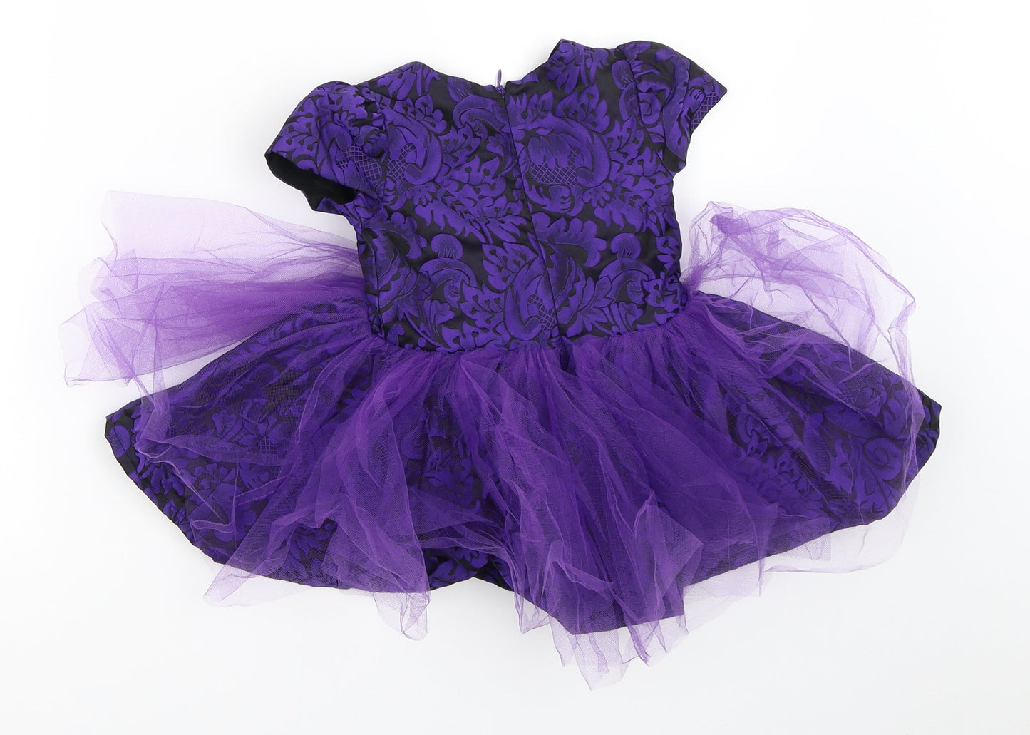 Hata Baloo Girls Purple   Tutu Dress  Size 12 Months