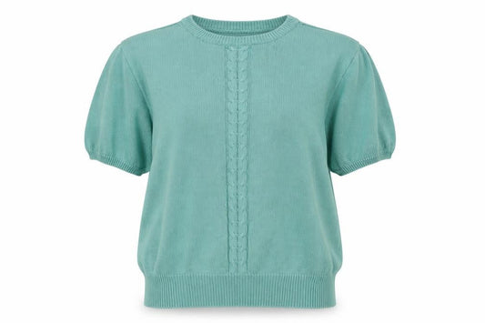 Compliments Womens Green  Knit Pullover Jumper Size M