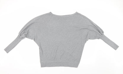 Yoins Womens Grey  Knit Pullover Jumper Size M  - Bat Wing