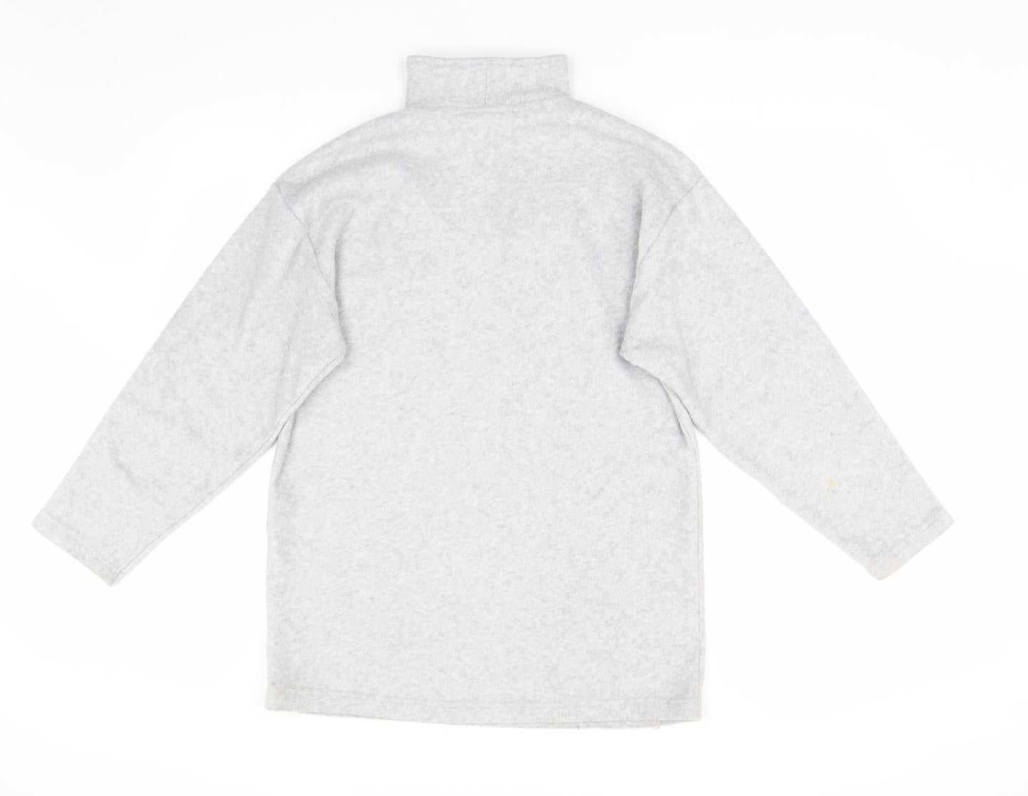 Giani Seroti Womens Grey  Fleece Henley Jumper Size S