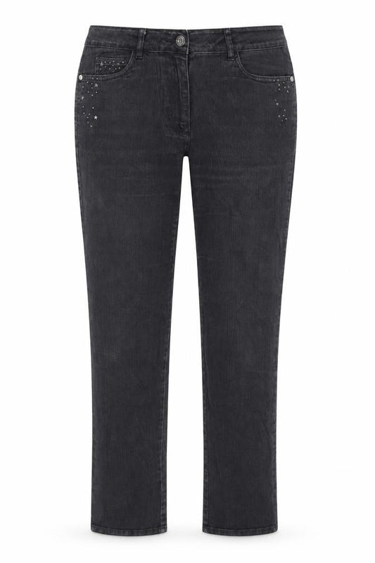 Bexleys Womens Black  Denim Straight Jeans Size 10 L31 in