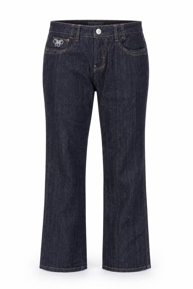 Kirsty Womens Blue  Denim Straight Jeans Size 10 L30 in