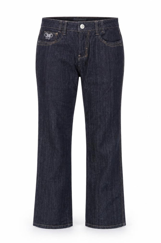 Kirsty Womens Blue  Denim Straight Jeans Size 10 L30 in